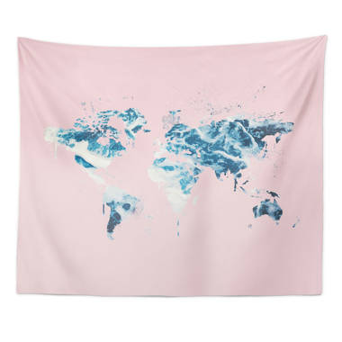 Pink and blue discount tapestry